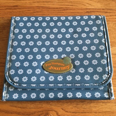Fun Stampers Journey Storage Case Folder Tools Pockets 10'' x 9'' folded