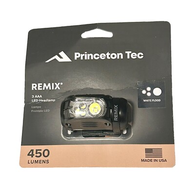 Princeton Tec REMIX 450 Lumens LED Headlamp BATTERIES INCLUDED (BRAND NEW)