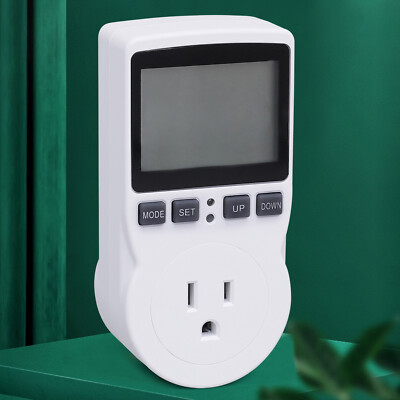 LCD Digital Plug in Thermostat Timer Switch Socket Temperature Controller Switch