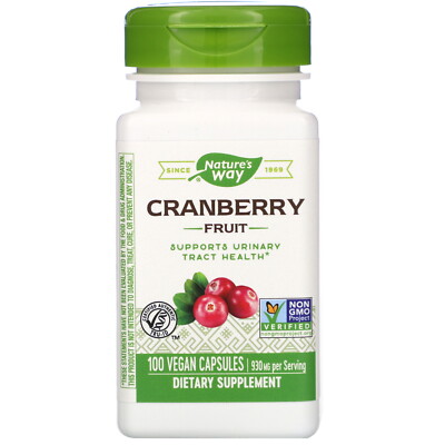 Nature's Way, Cranberry Fruit, 465 mg, 100 Vegan Capsules