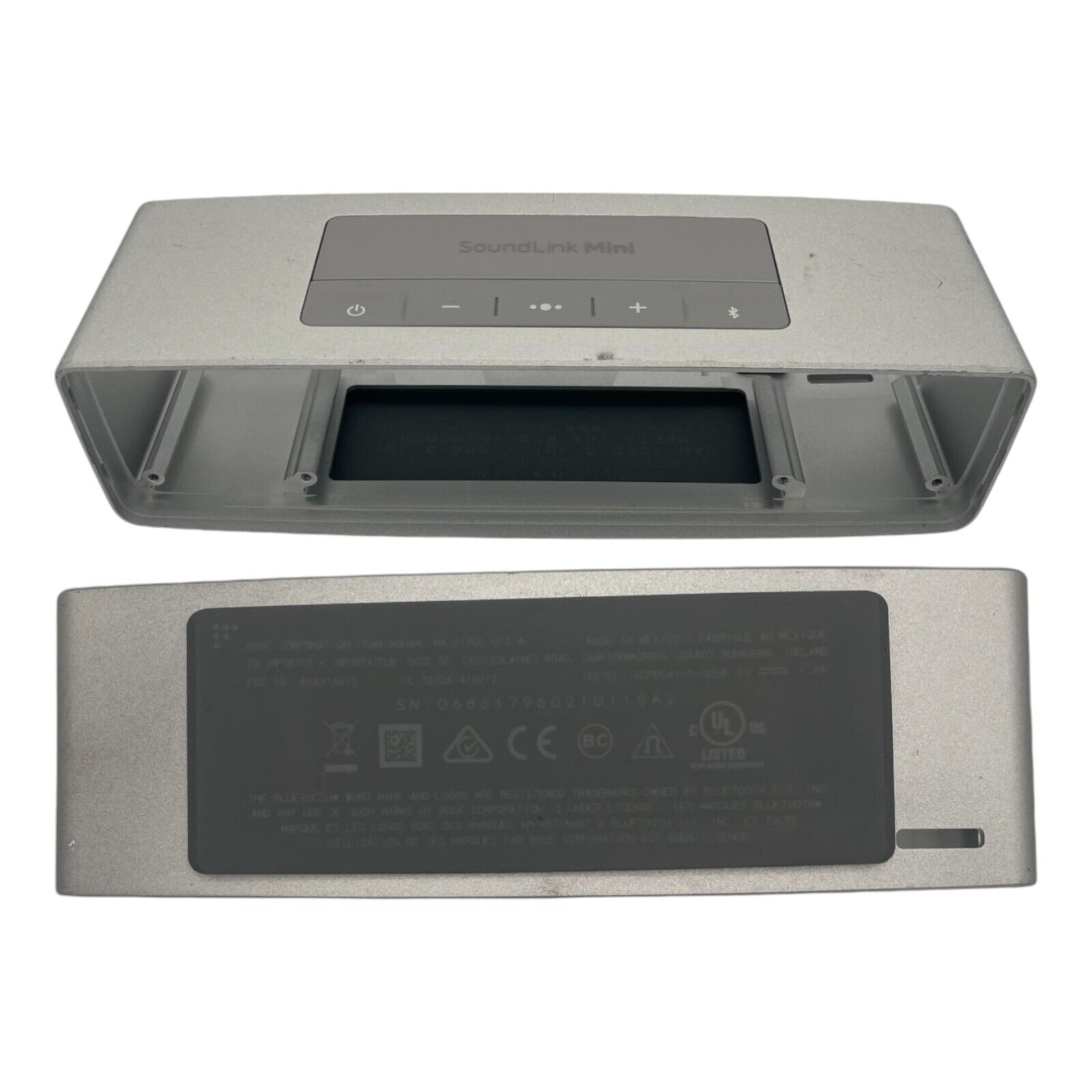 OEM Bose SoundLink Mini II Bottom Shell | Metal Frame Rubber OEM Bose SoundLink Mini II Bottom Shell | Metal Frame Rubber