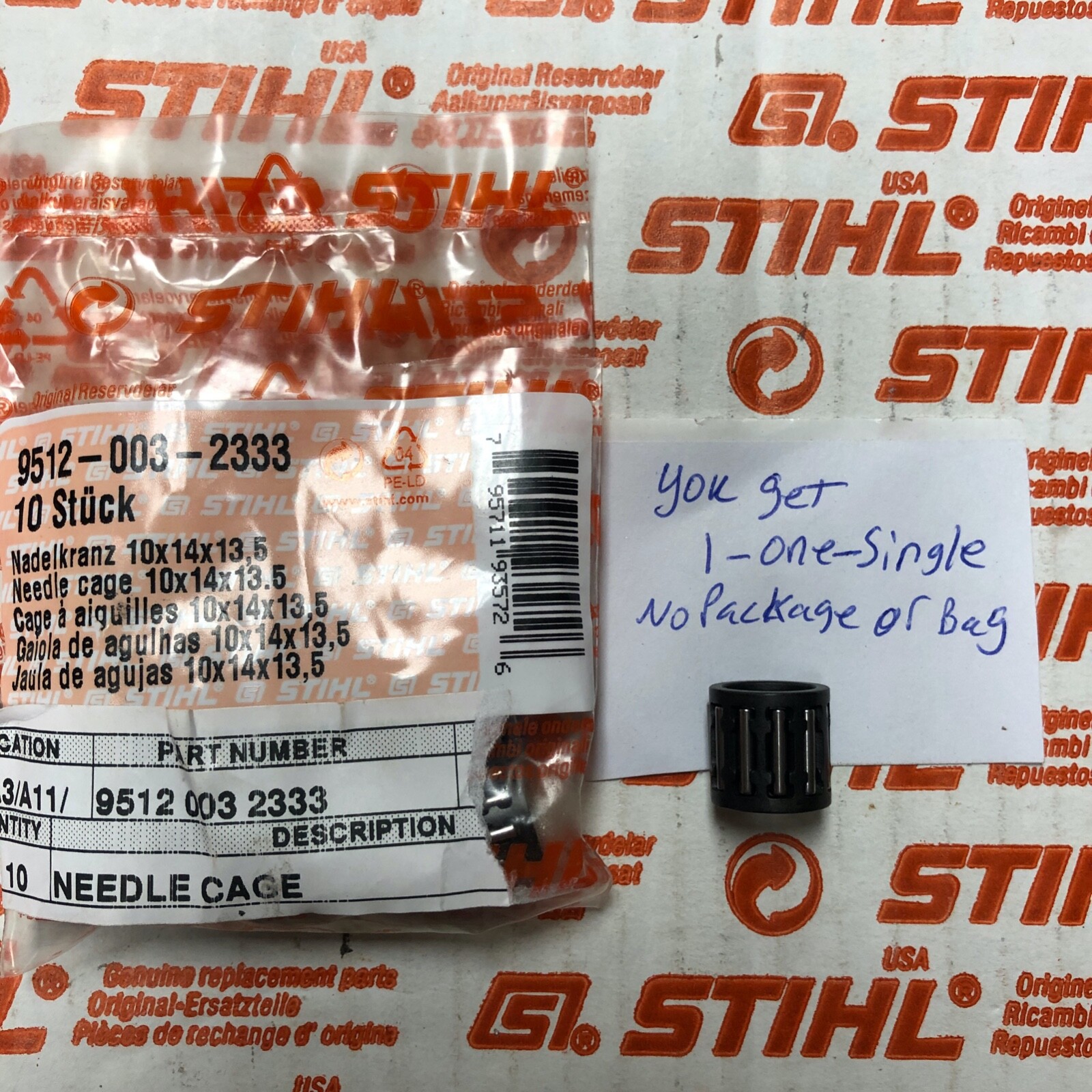 Stihl ms271 ms291 piston pin bearing 9512 003 2333 OEM | eBay