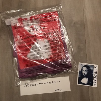 supreme mona lisa tee light purple