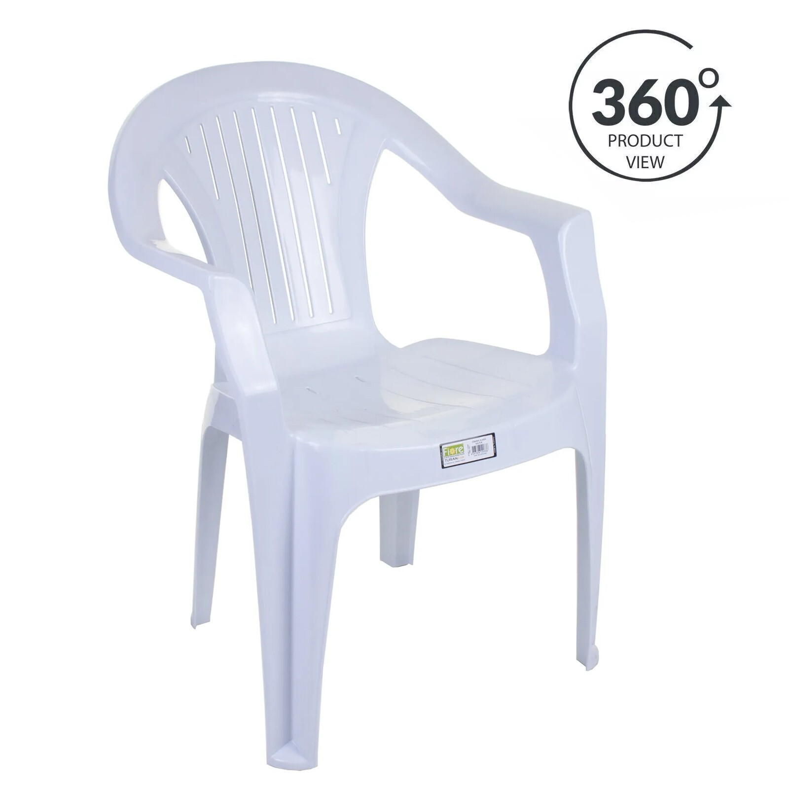outdoor plastic armchair