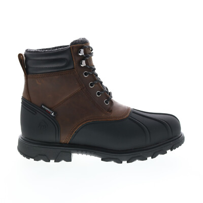 

Ботинки Wolverine Muscovy Chukka W880117 Мужские коричневые кожаные рабочие ботинки на шнуровке, Коричневый, Wolverine Muscovy Chukka Boot