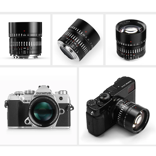 TTArtisan 50mm f/0.95 APS-C Lens for E/X/Z/R/M43/L-Mount Large Aperture Lens