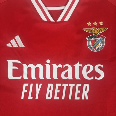 Rare Original Benfica 2023/2024 Home Football Shirt Mens 2XL XXL