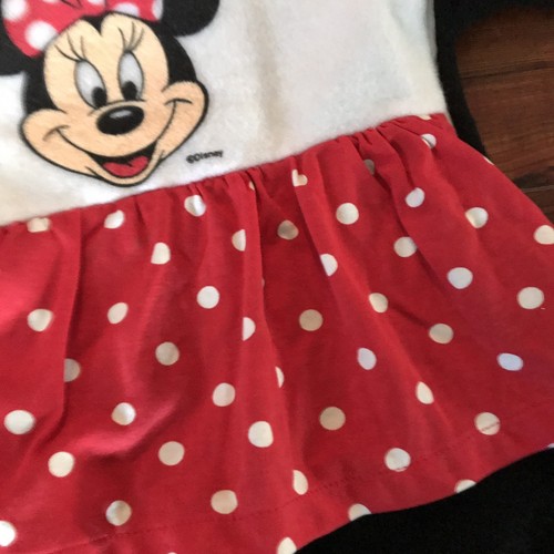 Minnie Mouse Disney Vintage Costume Sleeper Outfit Dress Up NWT Spring Size L