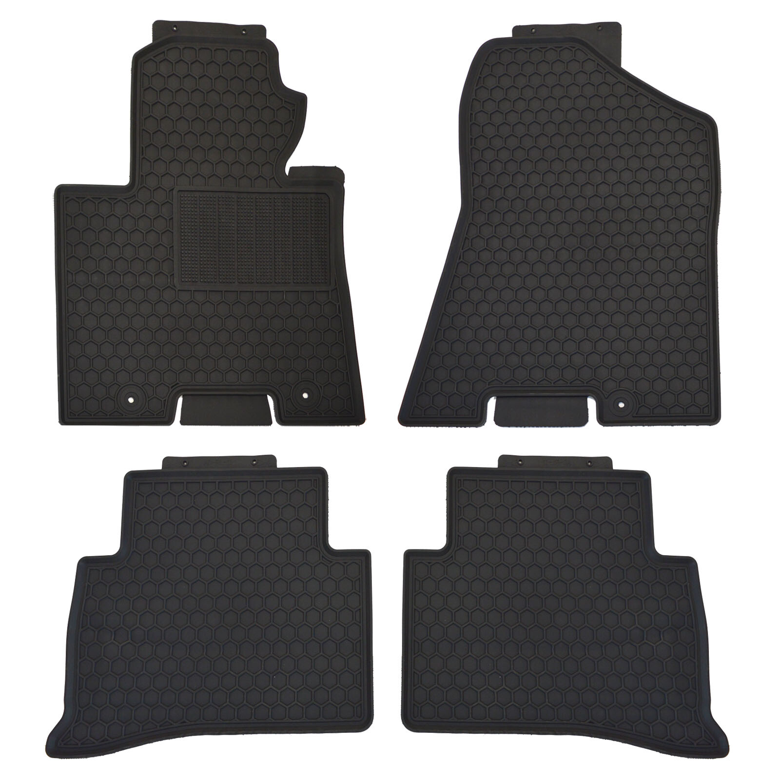Black Floor Mats Set for 20162020 Hyundai Tucson All Weather Rubber⭐