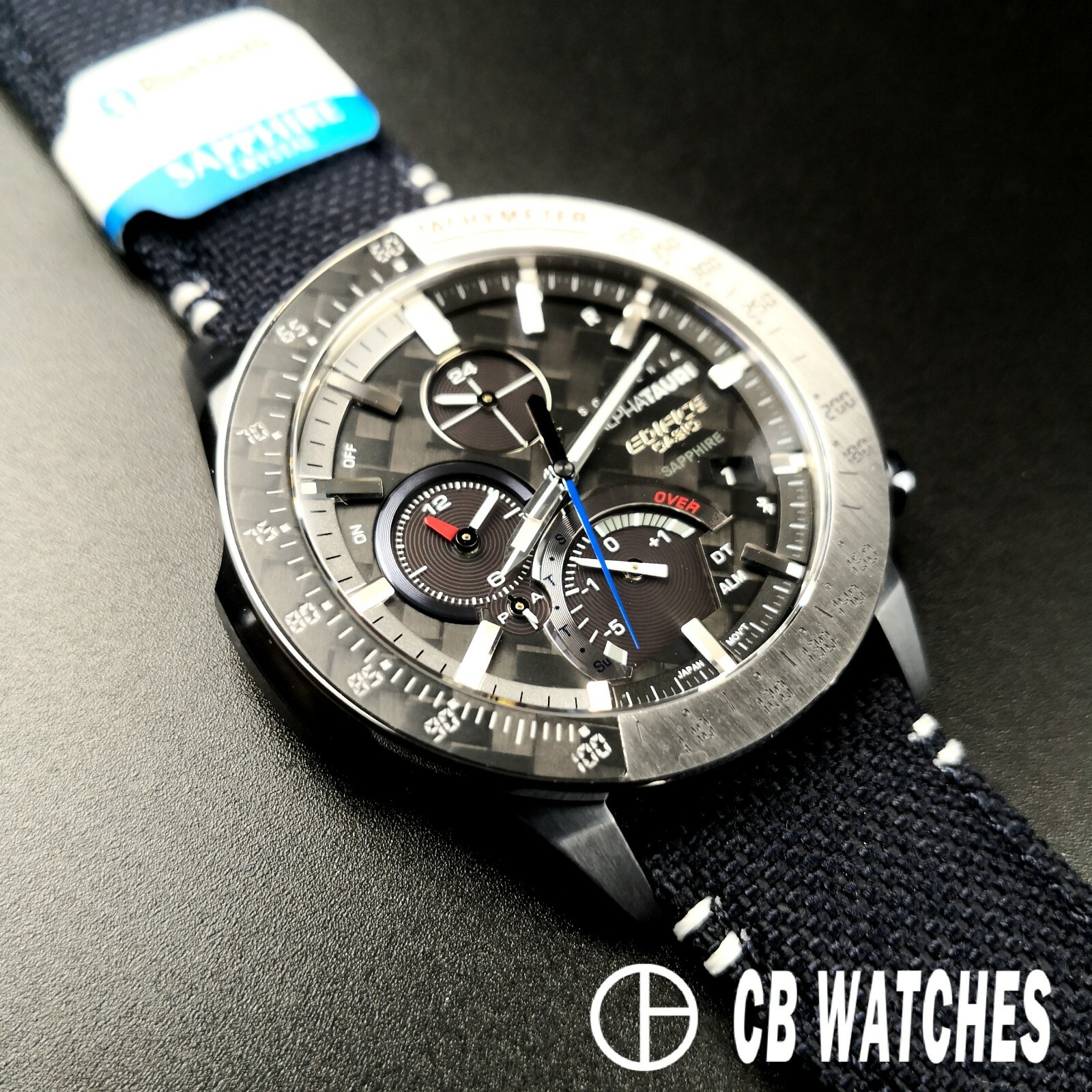 Pre-owned Casio Edifice Eqb-1000at-1a Mobile Link Scuderia Alphatauri Limited