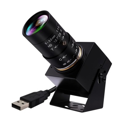 IFWAETR USB Camera 4K Webcam with 5-50mm 10X Optical Zoom Lens 2160P OpenCV C...