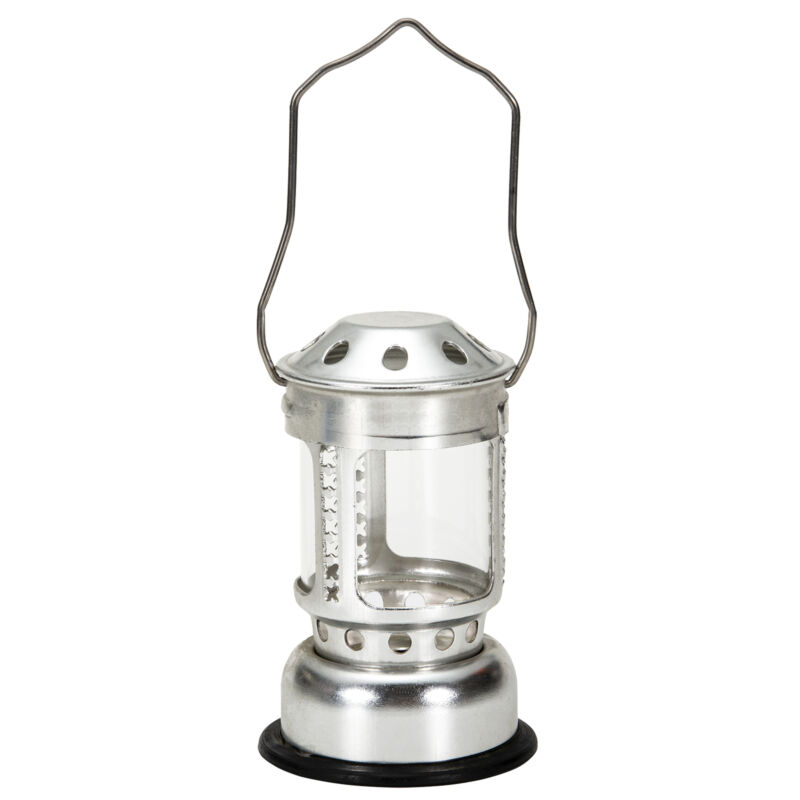 Portable Candle Lantern Night Fishing   Camping Aluminium L3Y0