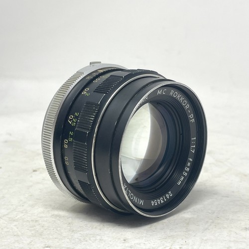 【超美品】MINOLTA MC ROKKOR-PF 55mm/F1.7 GREAT MINOLTA MC ROKKOR-PF 55mm F1.7 Standard MF MC Mount | eBay