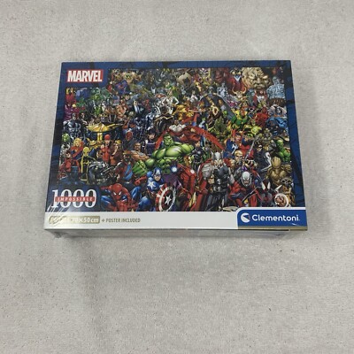 Clementoni Marvel Universe Impossible 1000 pc Jigsaw Puzzle 39709 NEW SEALED