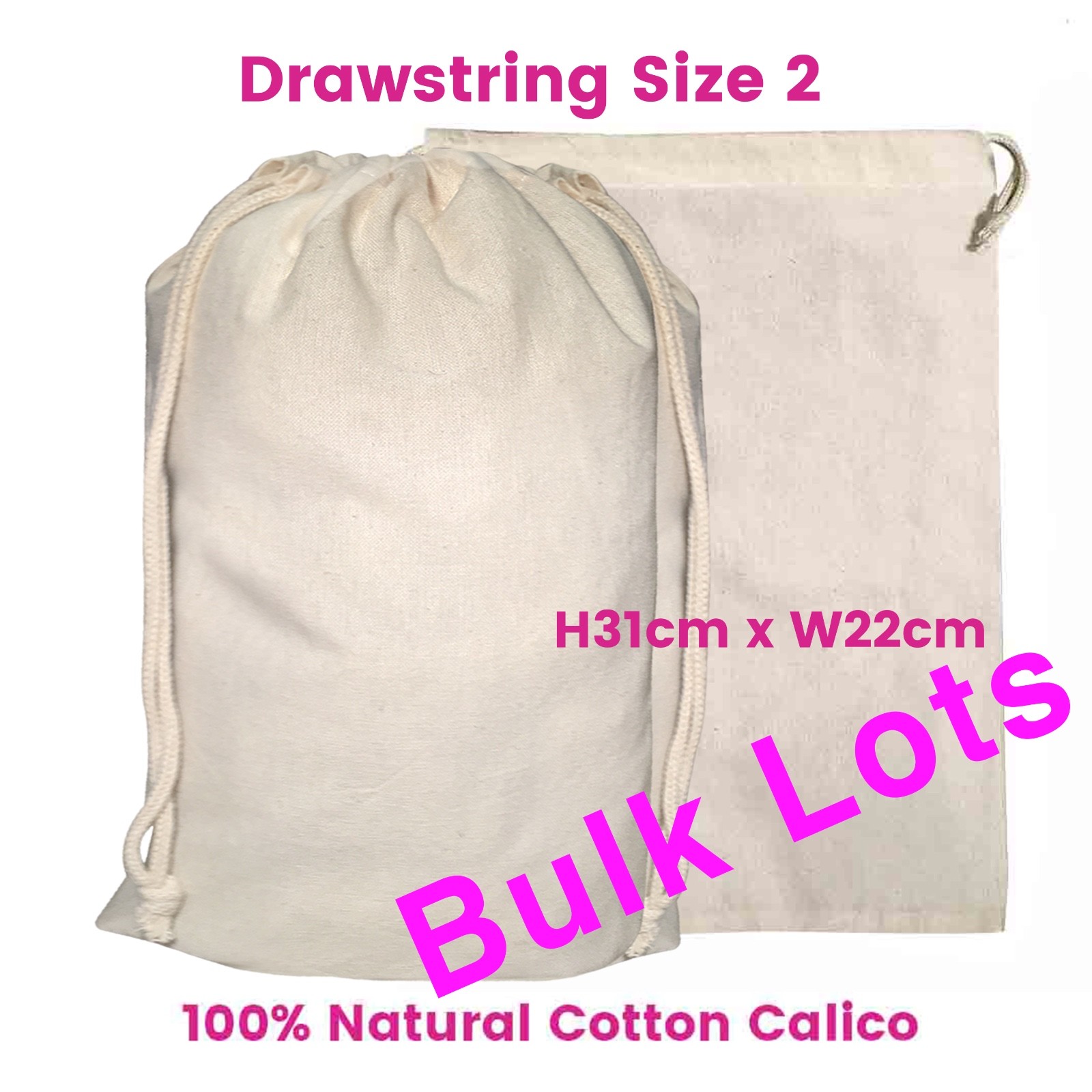 Bulk Drawstring Calico Bag Wholesale Drawstring Calico Bags S2 H31