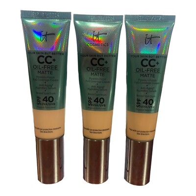 IT Cosmetics Your Skin But Better SPF40 Oil-Free Matte Cream 1.08oz Choose Shade