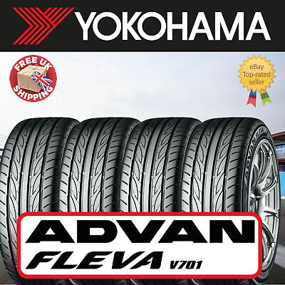 X4 235 35 19 91W XL YOKOHAMA ADVAN FLEVA V701 Amazing A Rated Tyres  235/35R19