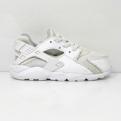 

Nike Boys Air Huarache Run 704950-110 Белые кроссовки кроссовки размер 8C, Белый, Air Huarache Run