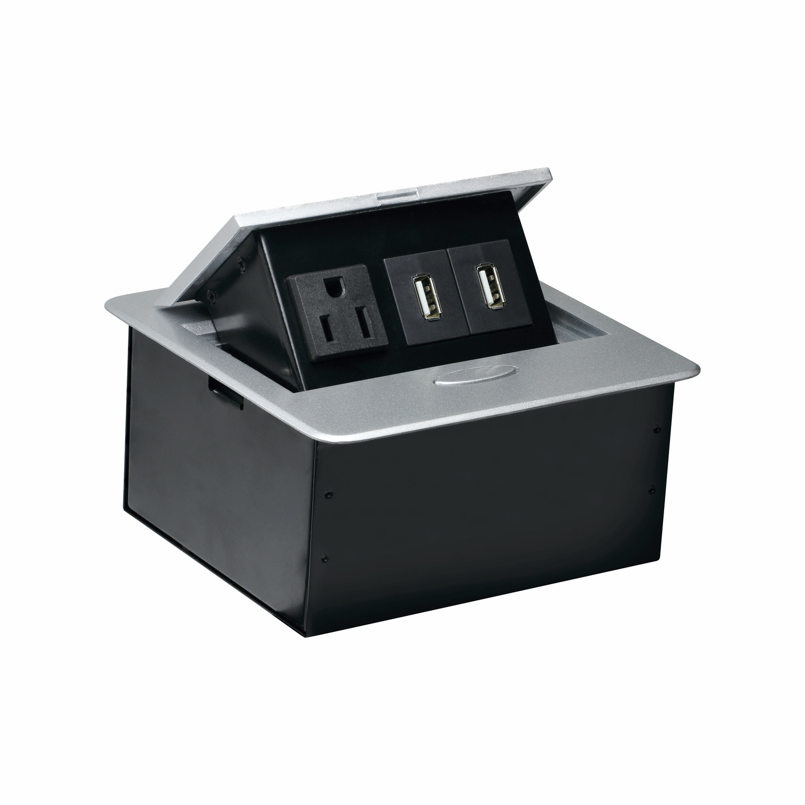 Rok AC Receptacle Plug Port Pop up Counter Desk Table Power Hub Outlet