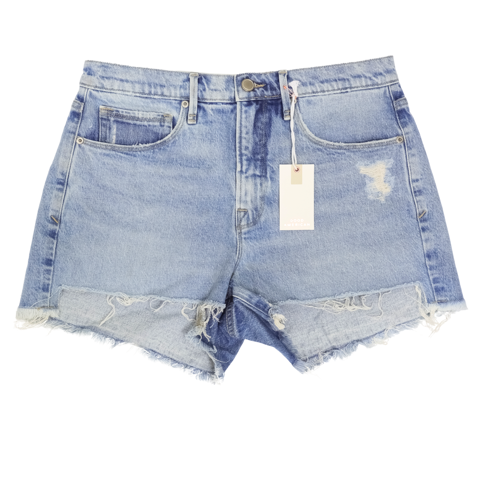 [LOW CLASSIC] / ☆ 25SS CLASSIC DENIM SHORTS / BLUE Good American GOOD '90s JEAN SHORTS GNIS602T BLUE650 Size 4