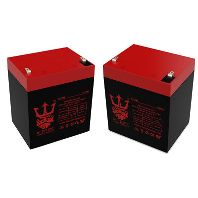 2 12V 5AH Razor E100 E125 E150 Electric Scooter SLA battery replaces UPG