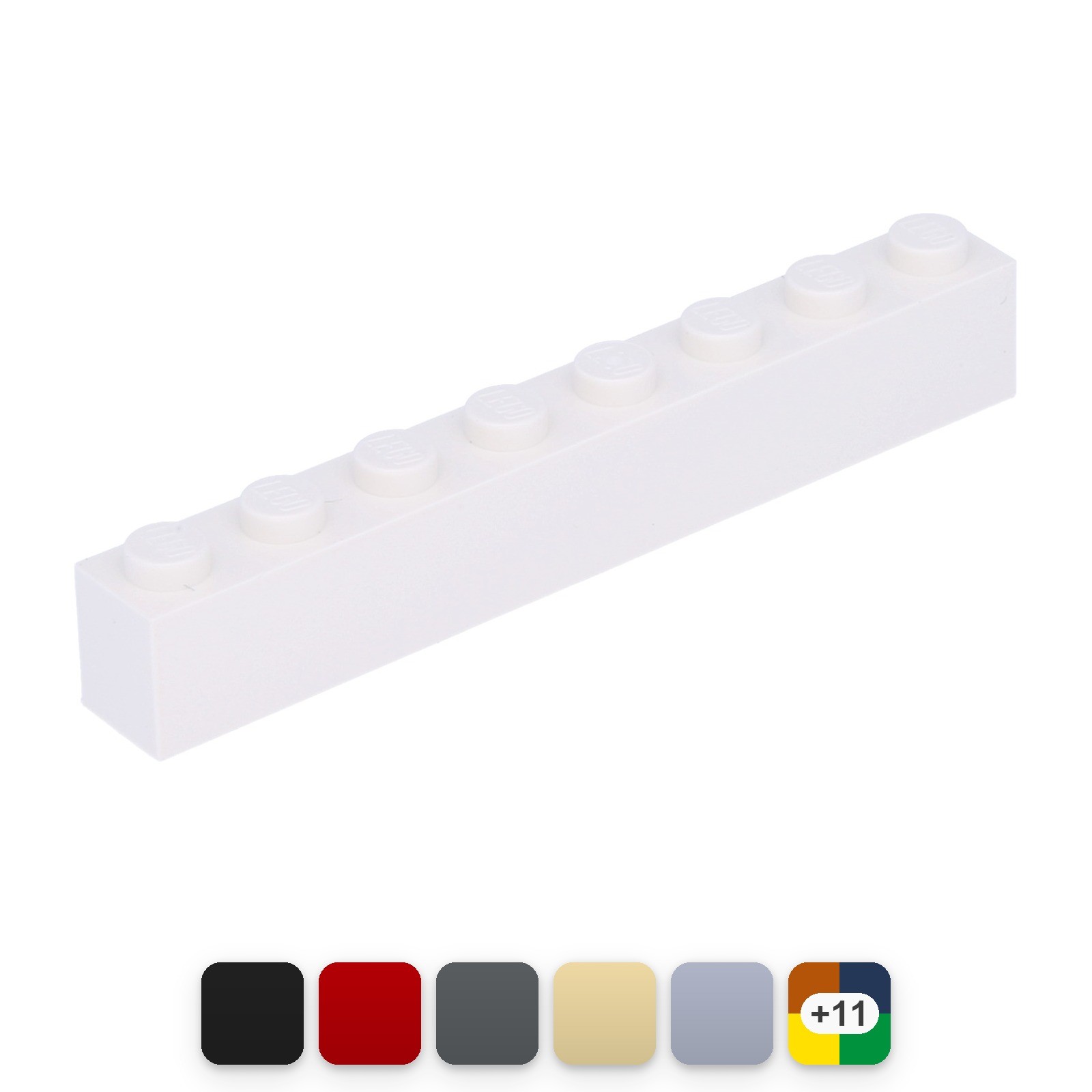5x LEGO Stein 1 x 8 (3008) – Farbe wählbar – 14 Farben
