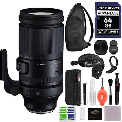 Tamron 150-500mm f/5-6.7 Di III VXD Lens for Sony E Bundle w/ Essential Kit
