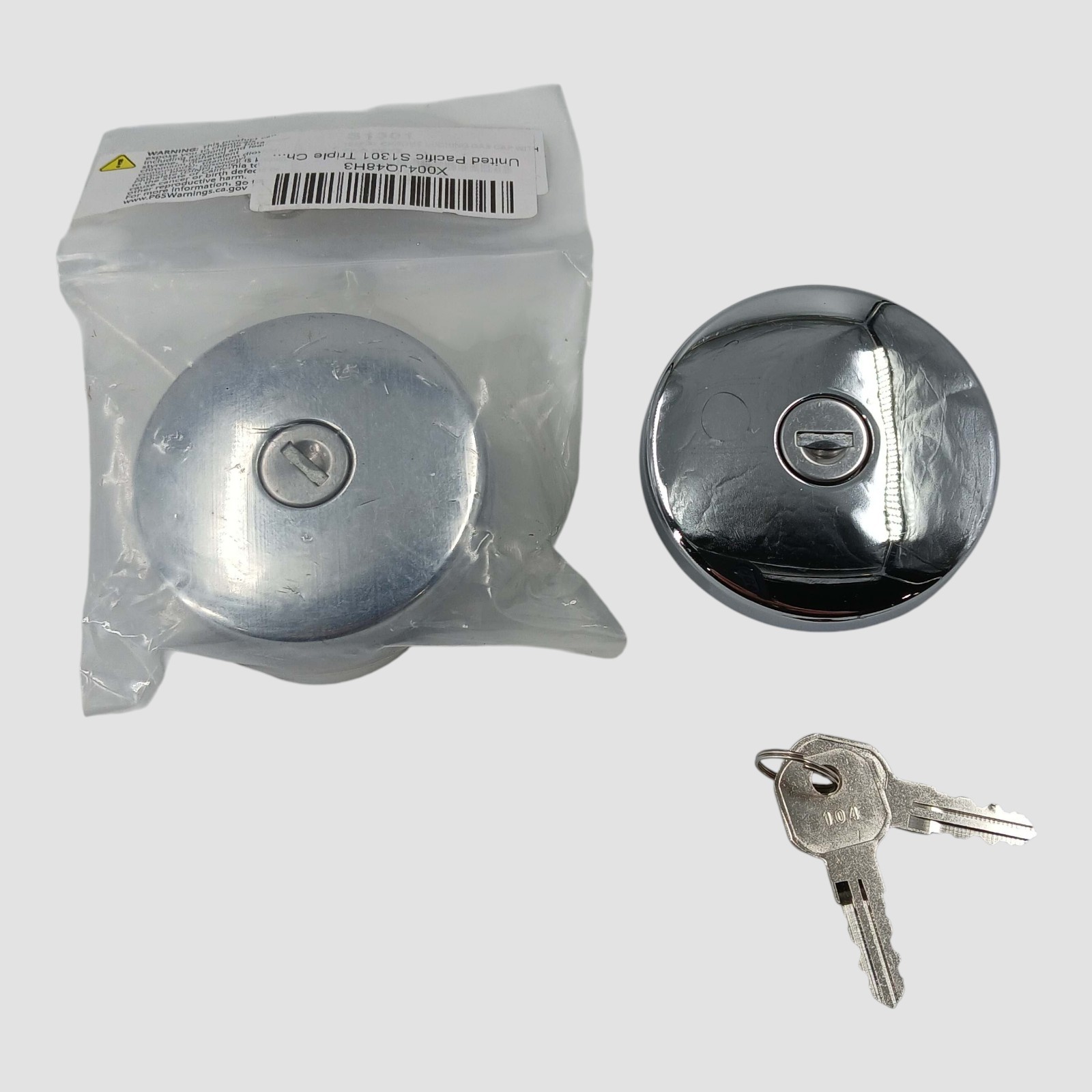 United Pacific S1301 Locking Gas Cap with 2 Key 2 Pack