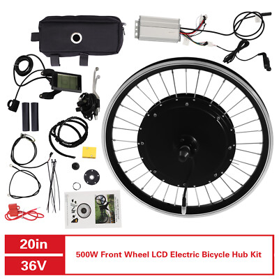 36V 500W Electric Bicycle Motor Conversion Kit Front Wheel E bike Hub Motor Kit