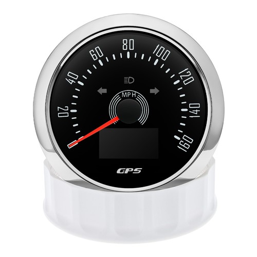 6 Gauge Set 85mm GPS Speedometer 160MPH Tacho&52mm Fuel/Oil/Temp/Volt Gauge US