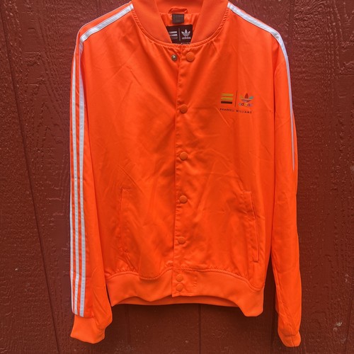 希少 adidas PHARRELL WILLIAMSトラックジャケット 胸ロゴ Adidas Originals X Pharrell Williams Black Japan Track