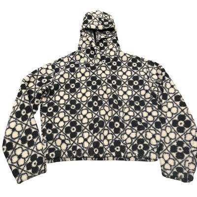 NWT Marine Layer Laid-Back Sherpa Hoodie Women's Sz S Navy Cream