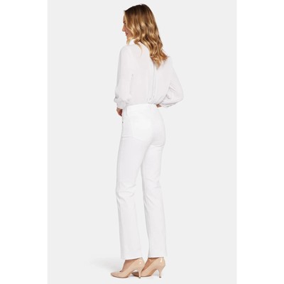 NYDJ Marilyn Straight Leg Jeans Petite 16W Optic White