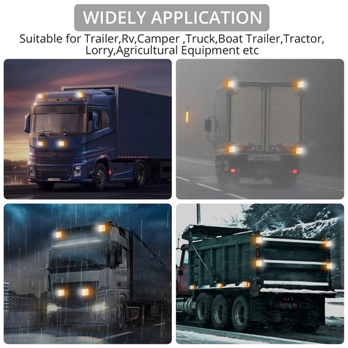 2X Magnetic Wireless Warning Strobe Beacon Light Emergency Flashing Rechargeable