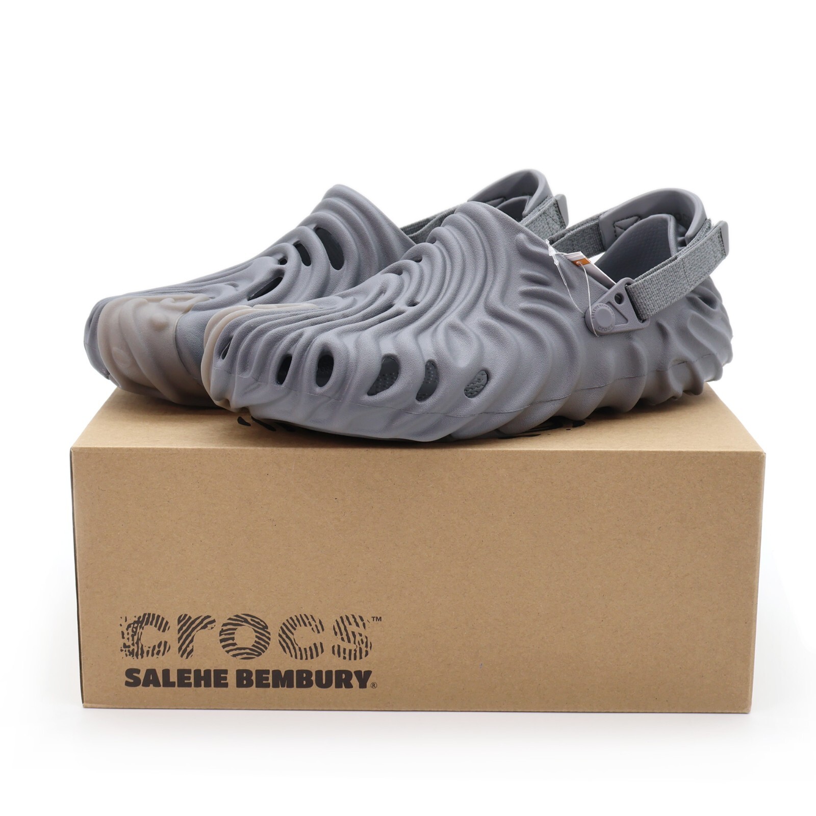 207393-1MA Salehe Bembury Crocs Pollex Clog Niagara Charcoal 207393-1MA Salehe Bembury Crocs Pollex Clog Niagara Charcoal