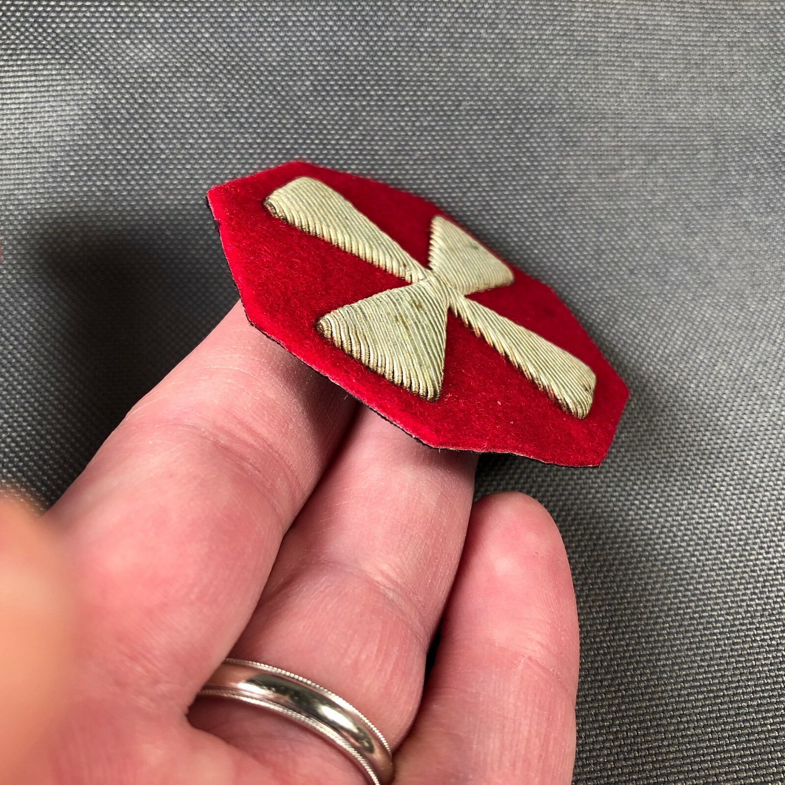 Korean War US Army 8th Army SSI Patch Japanese Made Bullion 745U