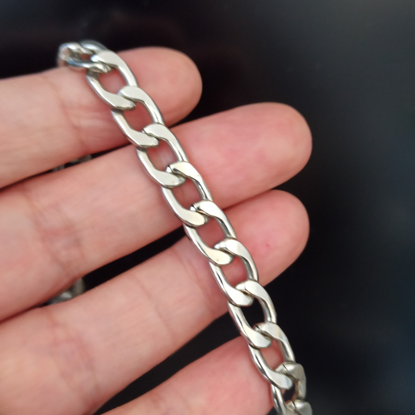 アクセサリー Vintage Silver Plate Chain Bracelet 925 Vintage 925 Sterling Silver Chain Bracelet: Elegant Twisted