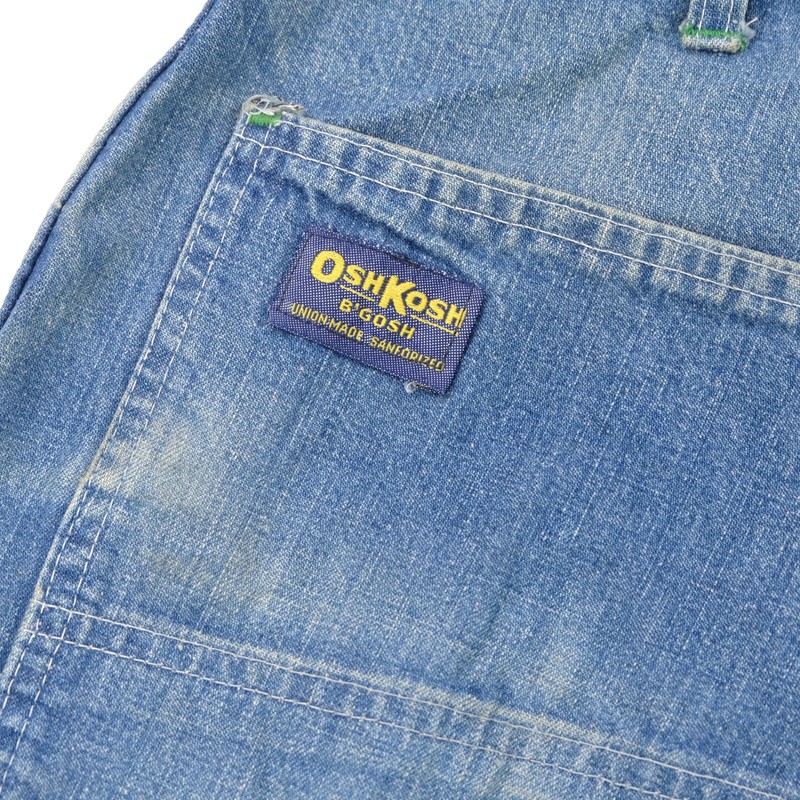 Rare Vintage OSH'KOSH B'GOSH Zip Fly Straight Denim Jeans 80s 90s