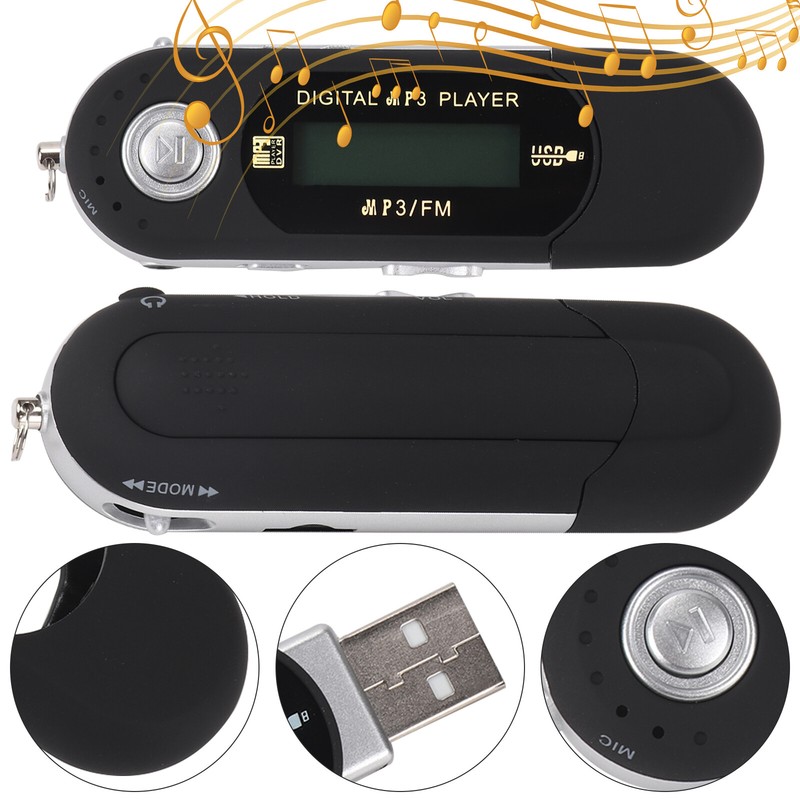 Bluetooth MP3 Spieler 32GB HiFi Bass Musik Player Radio Spieler Recorder mit USB
