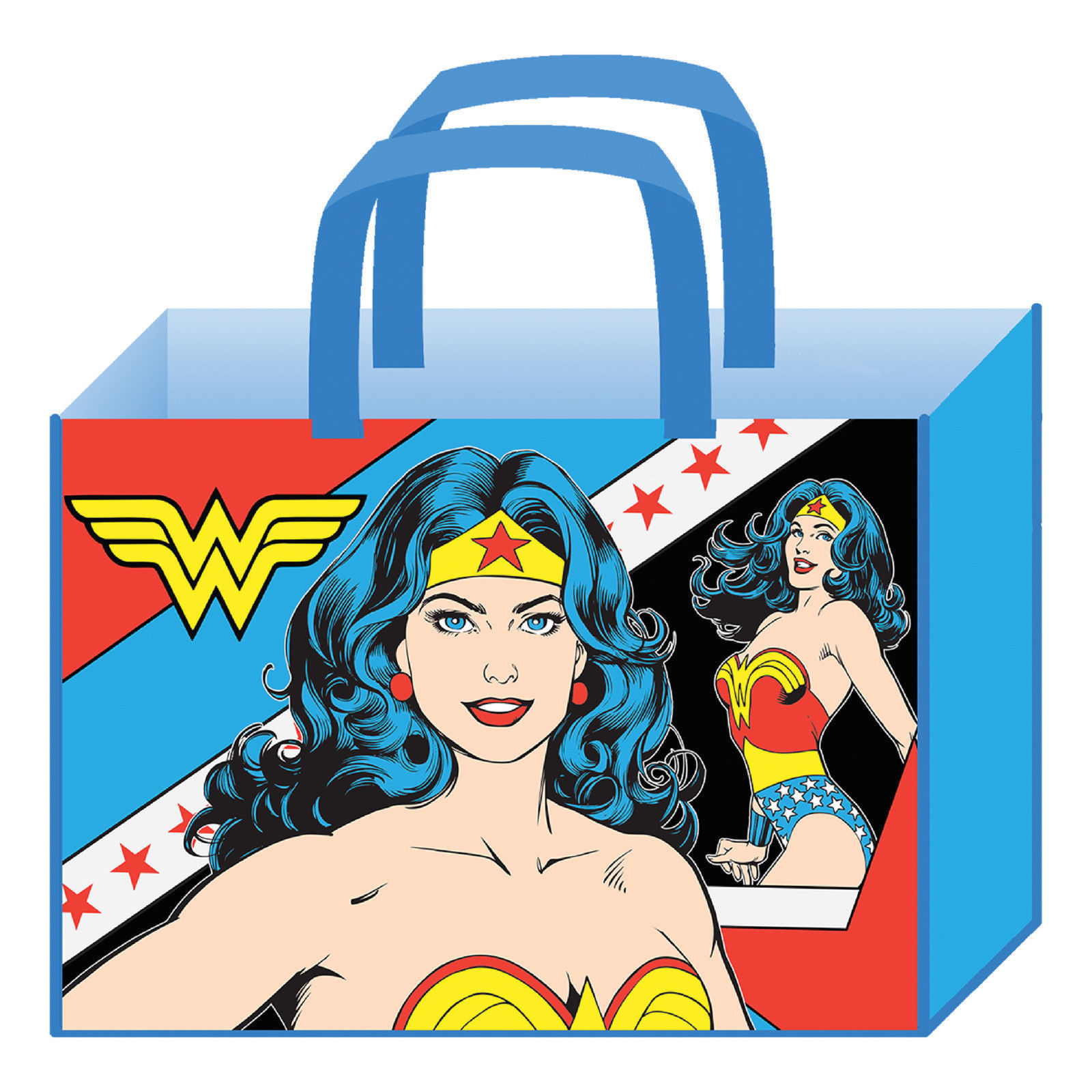 Wonder Woman 4pc Twin Bedding Set Reversible Comforter Sheets Pillowcase