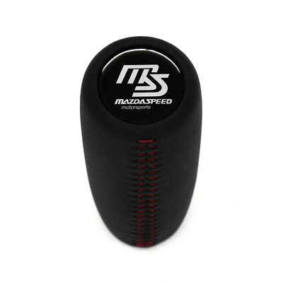 MAZDASPEED WEIGHTED SHIFT KNOB RED STITCH MIATA 3 MX6 RX7 RX8 CX7 MX3 5CR CW 626