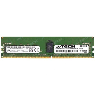 16GB PC4-23400 RDIMM Supermicro MEM-DR416LD-ER29 Micron Equivalent Memory RAM