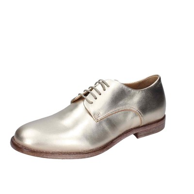 Women's shoes MOMA 7 (EU 37) elegant platinum leather gold BC50-37