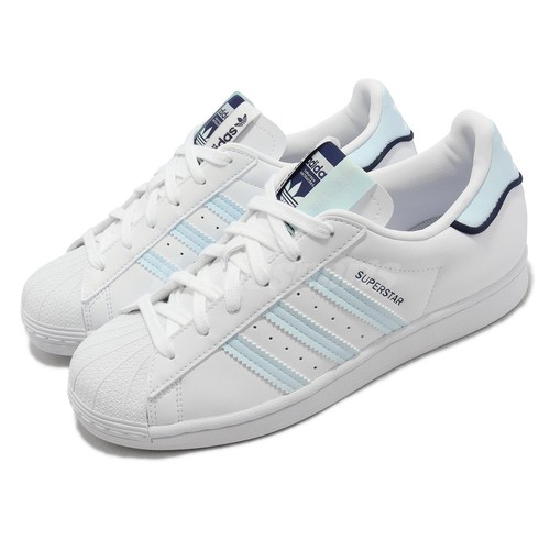 

adidas Originals Superstar W White Blue Women Casual Lifestyle Shoes GX1835, Белый, Superstar W