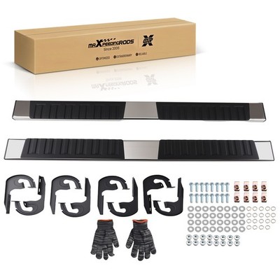 6-Inch Wide Running Boards for Ford F-150 Crew Cab 2009-2014 Easy Installation