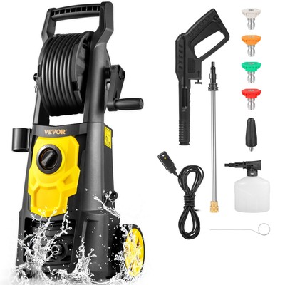 Electric Pressure Washer High Pressure Washer 2000PSI 1.76GPM w/ Hose Reel