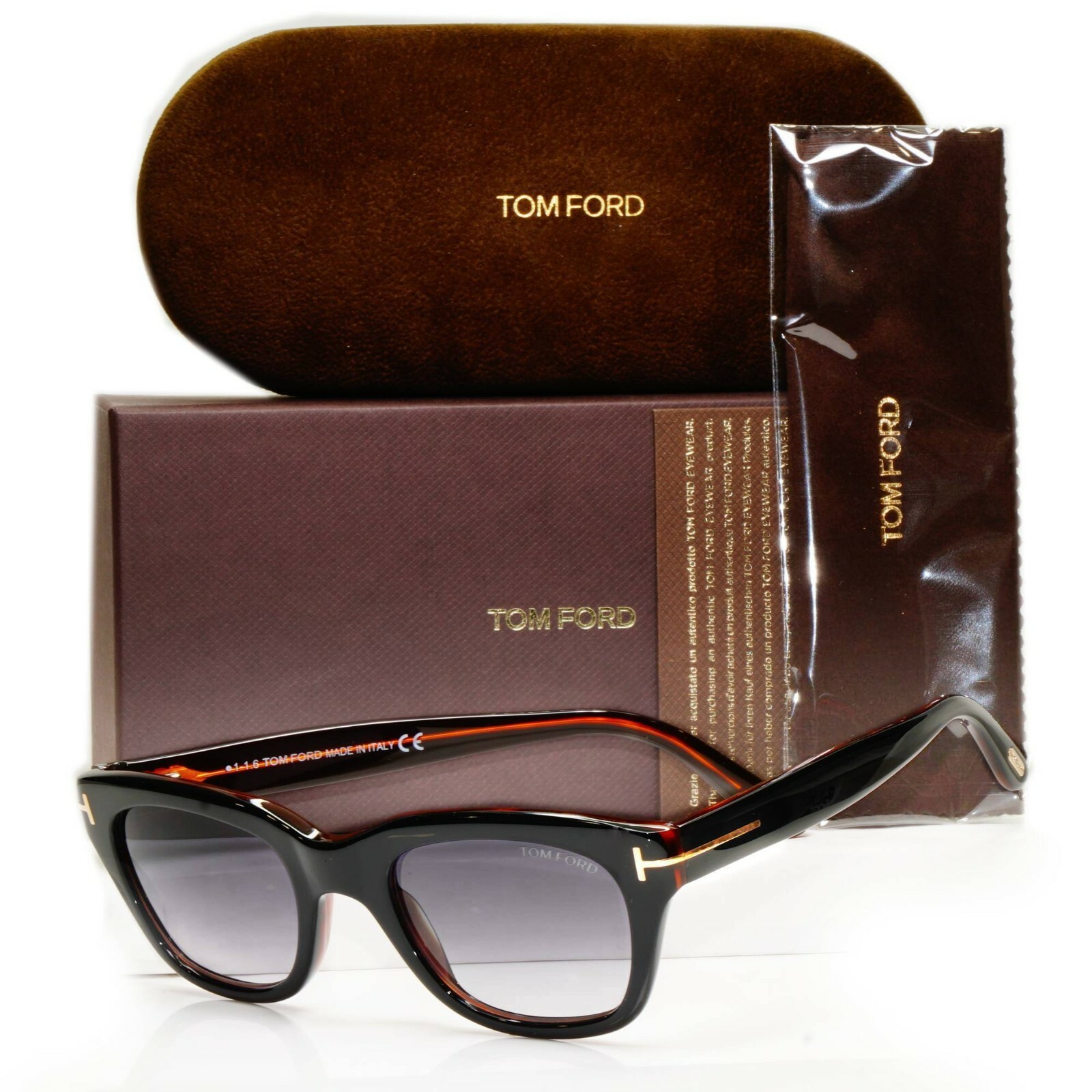 Authentic TOM FORD Sunglasses Black Spectre Snowdon TF 237 Authentic TOM FORD Sunglasses Black Spectre Snowdon TF 237