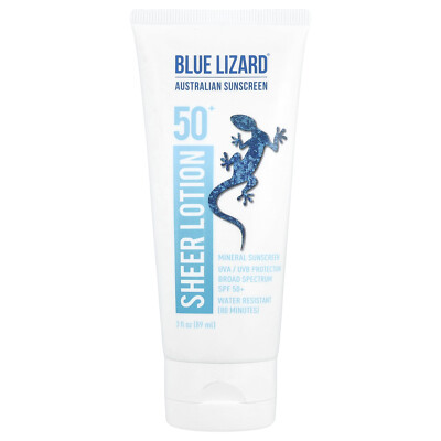 Body Sheer Lotion, Mineral Sunscreen, SPF 50+, 3 fl oz (89 ml)