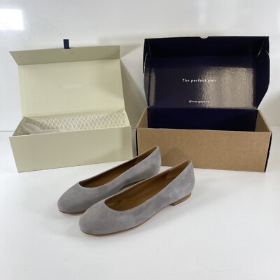 Margaux Womens The Classic Gray - Suede Flint - Ballet Flats EUR 39.5
