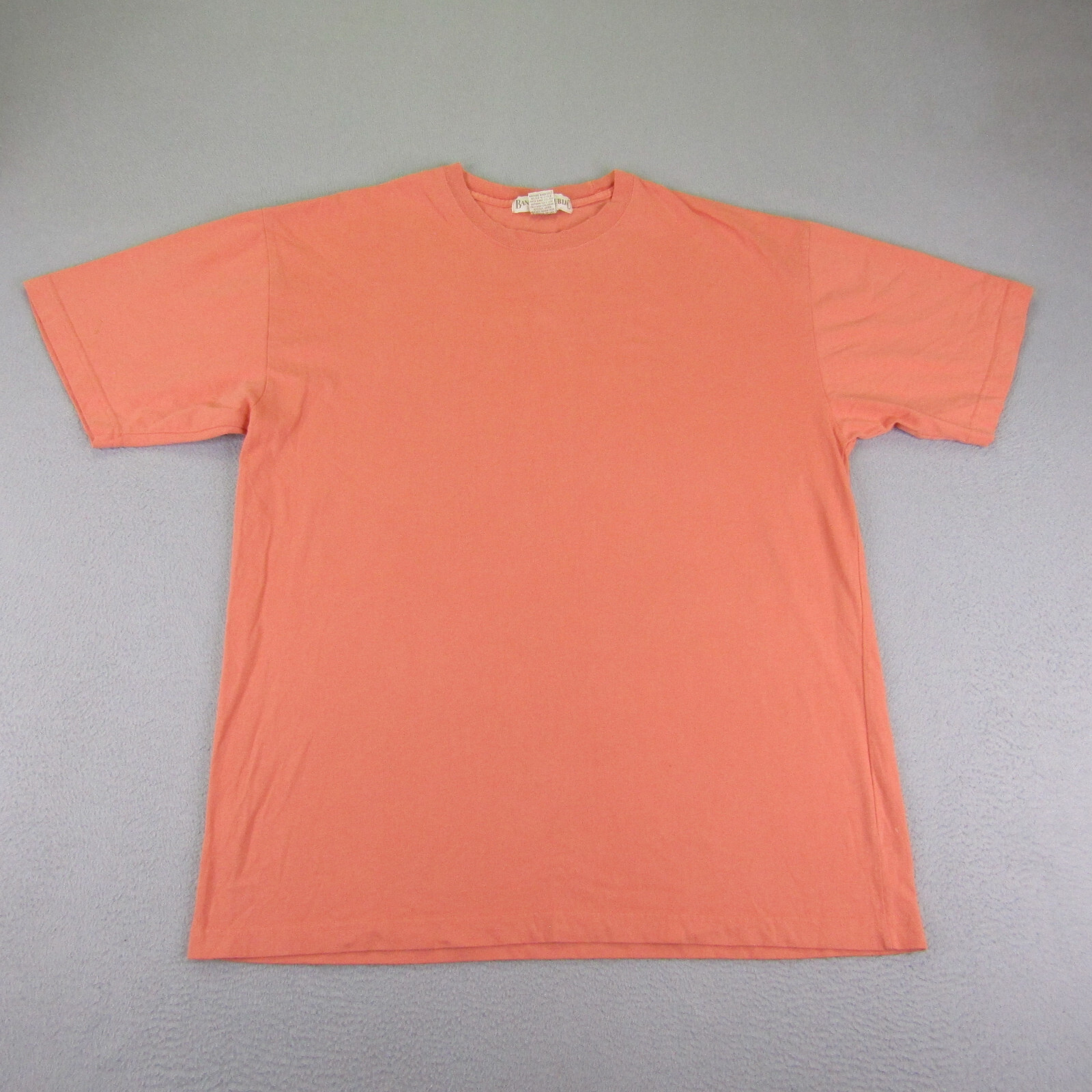 Vintage Banana Republic Shirt Mens Large Peach Orange Short